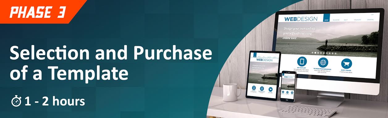 Phase 3 selection and purchase of template