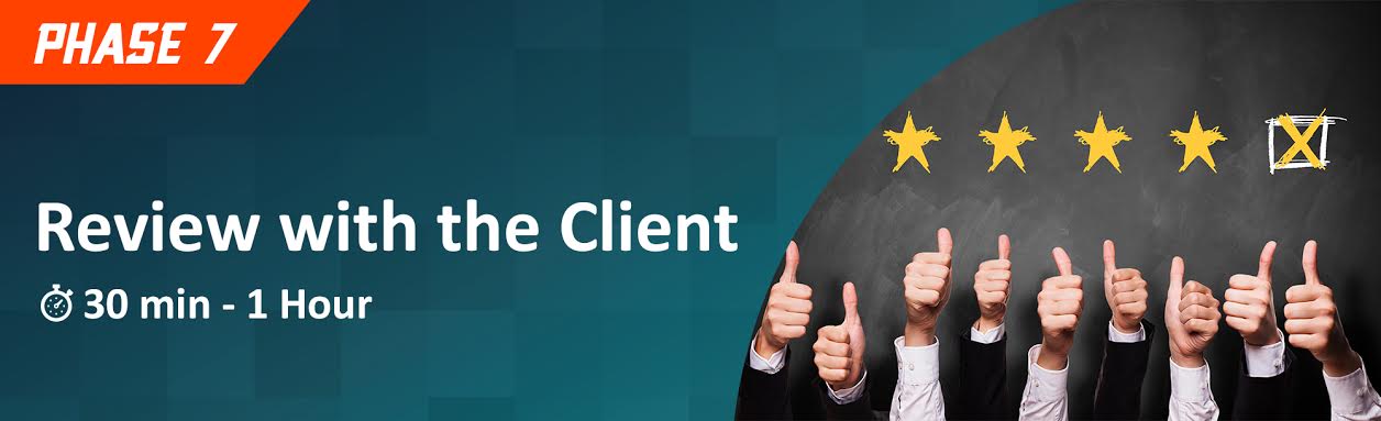 Phase 7 review with client